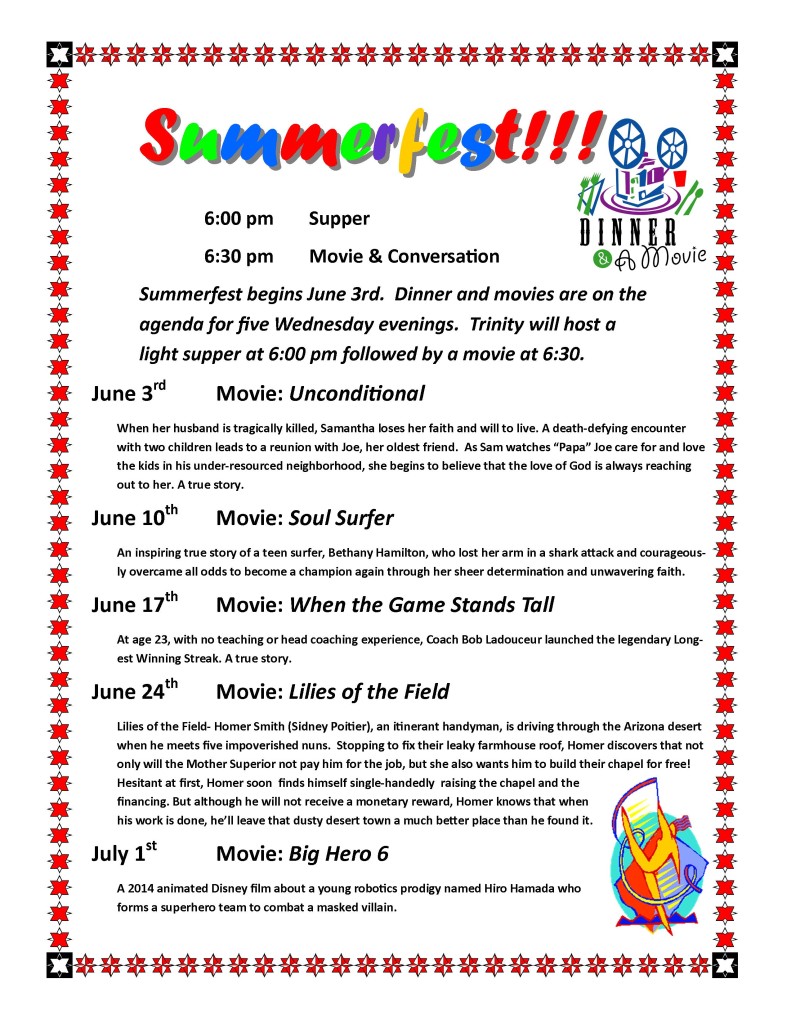 Summerfest Flyer 2015